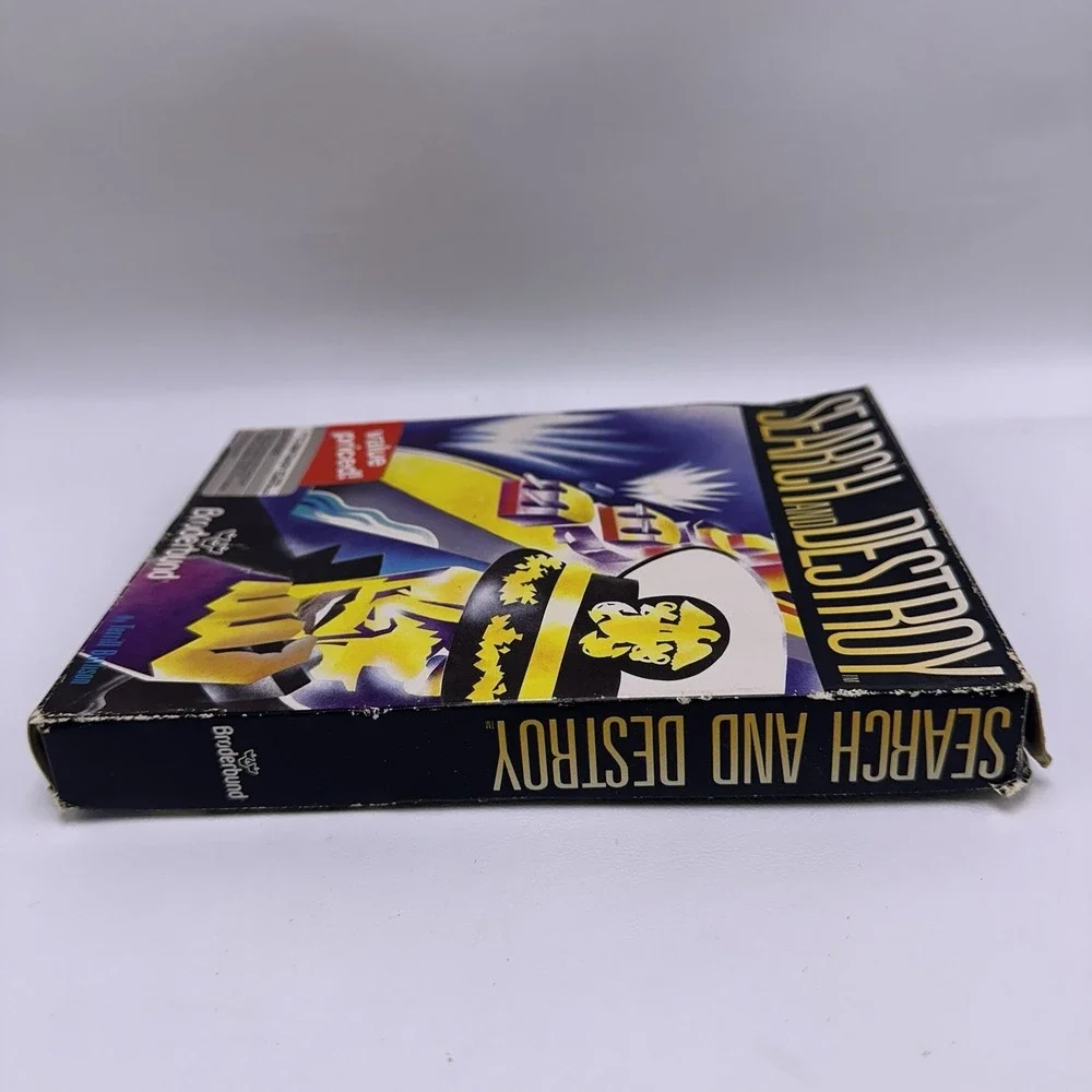 Search And Destroy Broderbund IBM PC TANDY BOX ONLY NO GAME Vintage